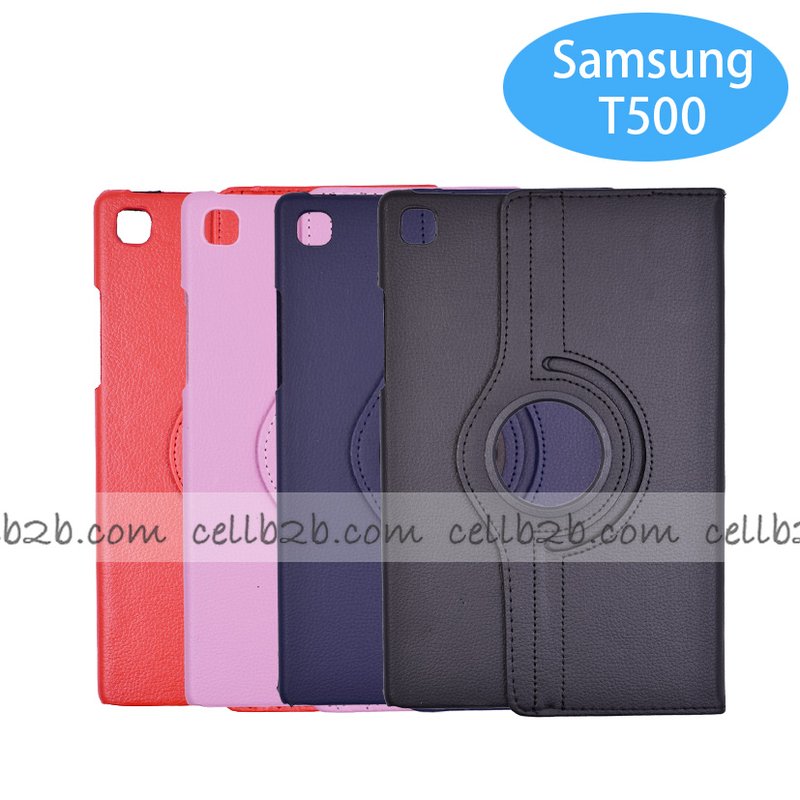 Funda para Tableta Samsung Tab A7 10.4 T500 T505 Giratoria 360 Grados de Cuero PU