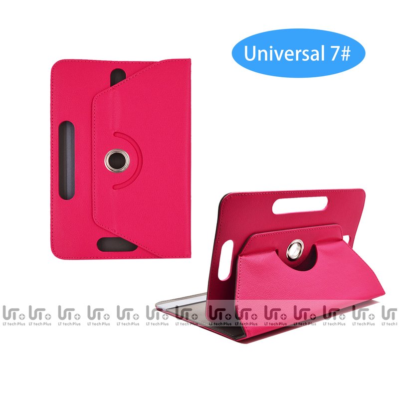 Funda para Tableta Universal 7#  Giratoria 360 Grados de Cuero PU