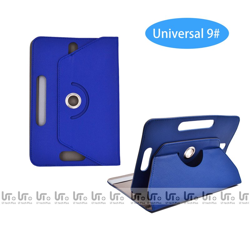 Funda para Tableta Universal 9#  Giratoria 360 Grados de Cuero PU