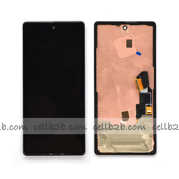 Original Pantalla Google Pixel 6A Negra CON MARCO Completa LCD+Táctil