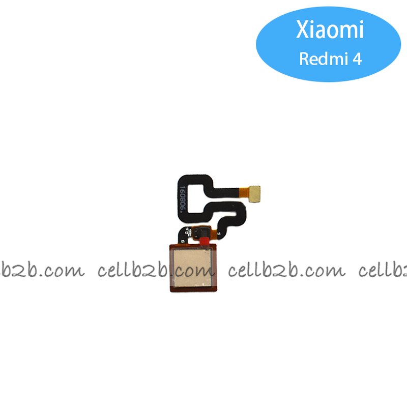 Home Boton Lector Huella para Xiaomi Redmi 4 Dorado
