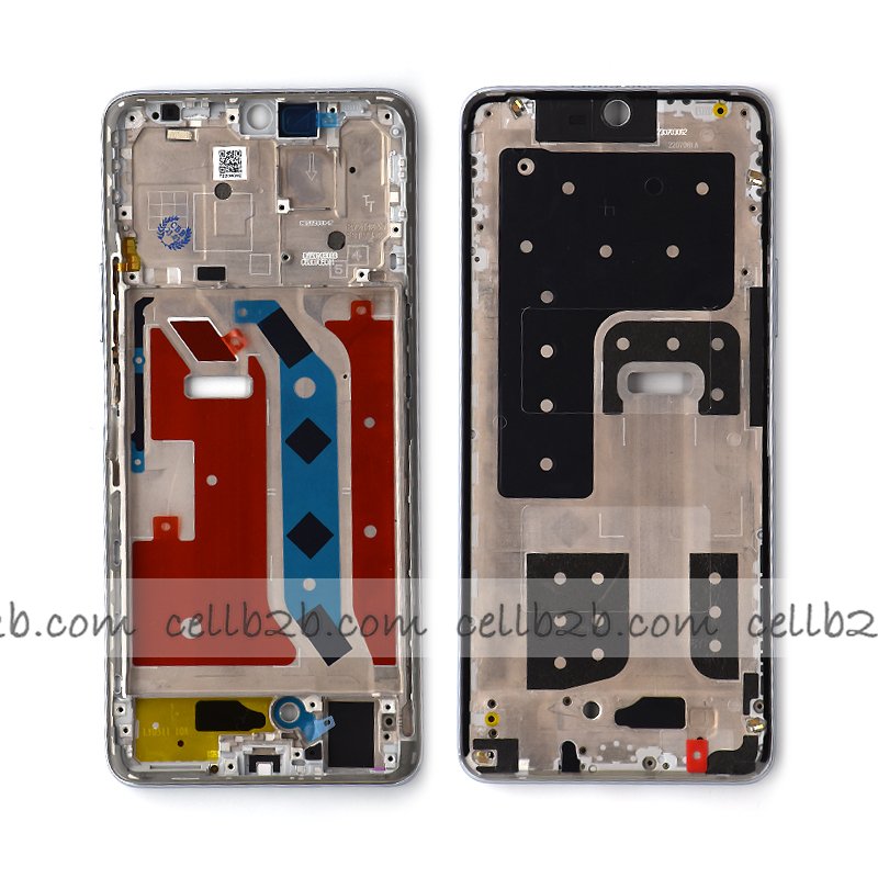 CARCASA INTERMEDIA PARA HONOR MAGIC4 LITE / HONOR X9 PLATEADO ORIGINAL