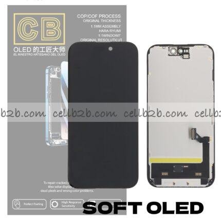 Pantalla « CB SOFT OLED » iPhone 15 Control IC Reemplazable LCD+TACTIL Completo