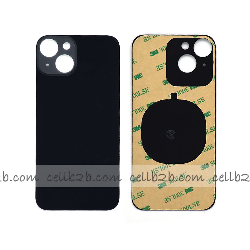Tapa Trasera Cristal para iPhone 14 Negra