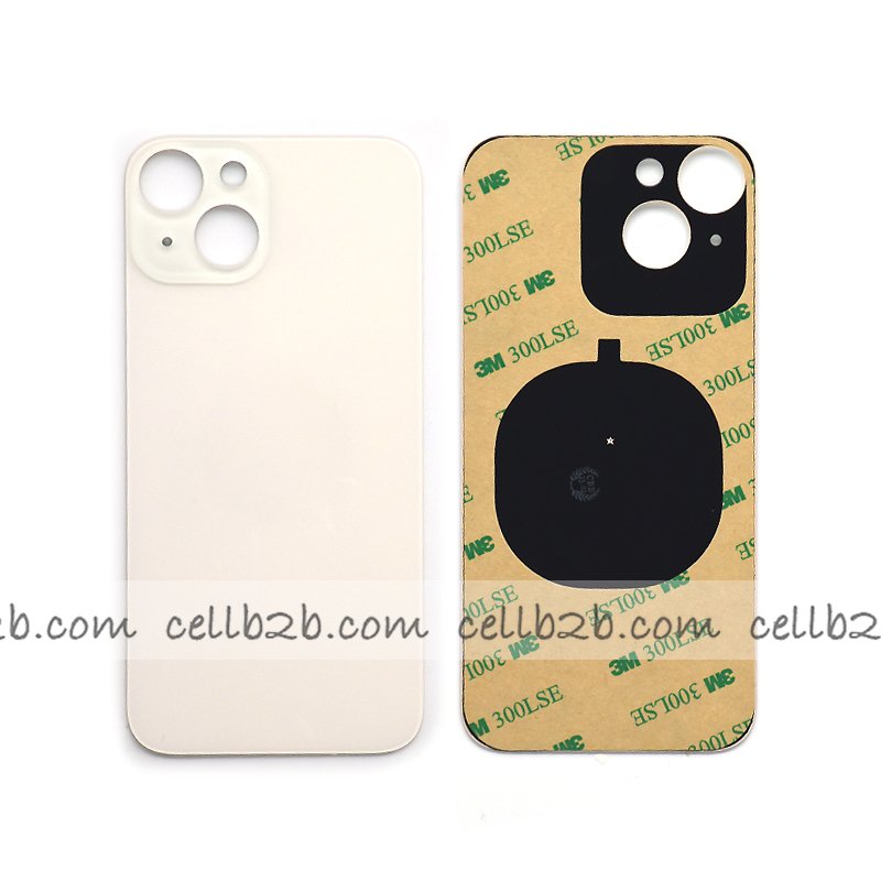 Tapa Trasera Cristal para iPhone 14 Blanca
