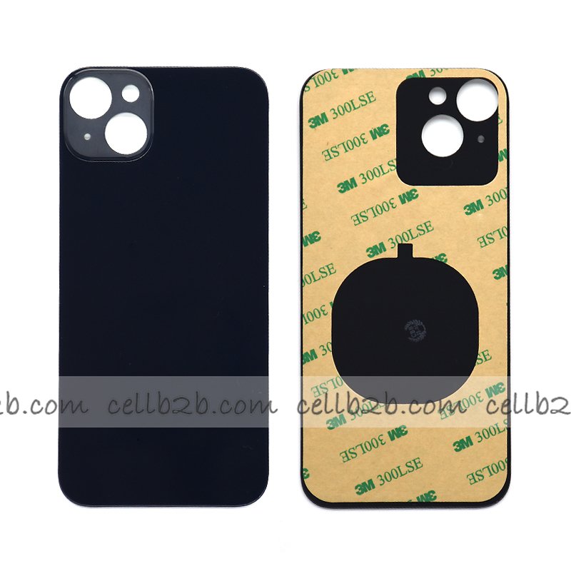 Tapa Trasera Cristal para iPhone 14 Plus Negra