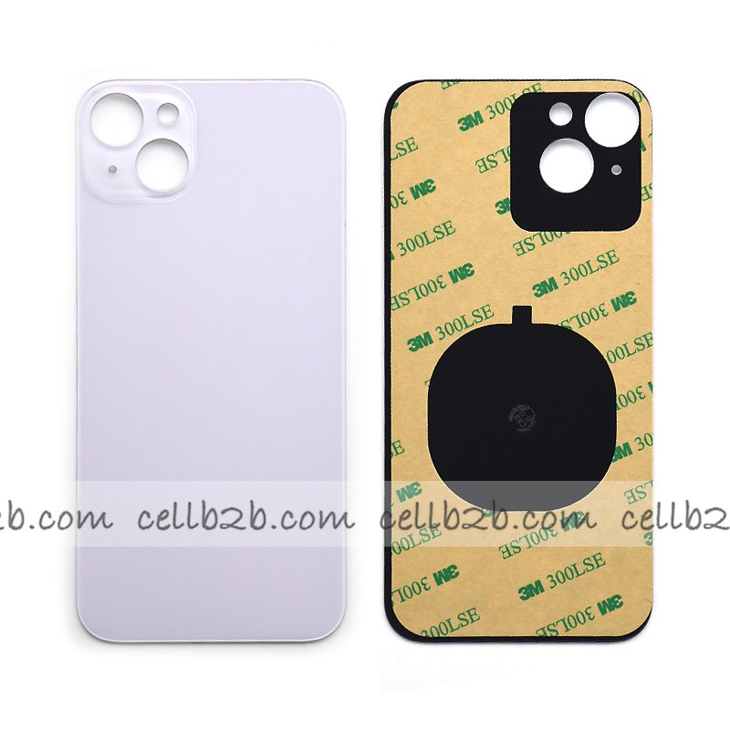 Tapa Trasera Cristal para iPhone 14 Plus Lila