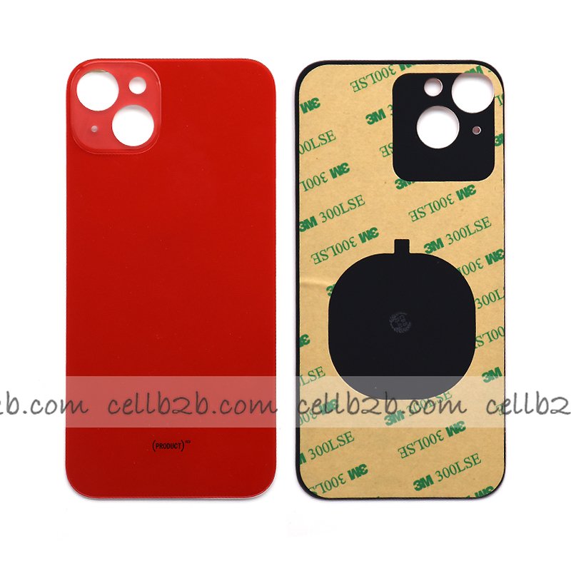 Tapa Trasera Cristal para iPhone 14 Plus Roja