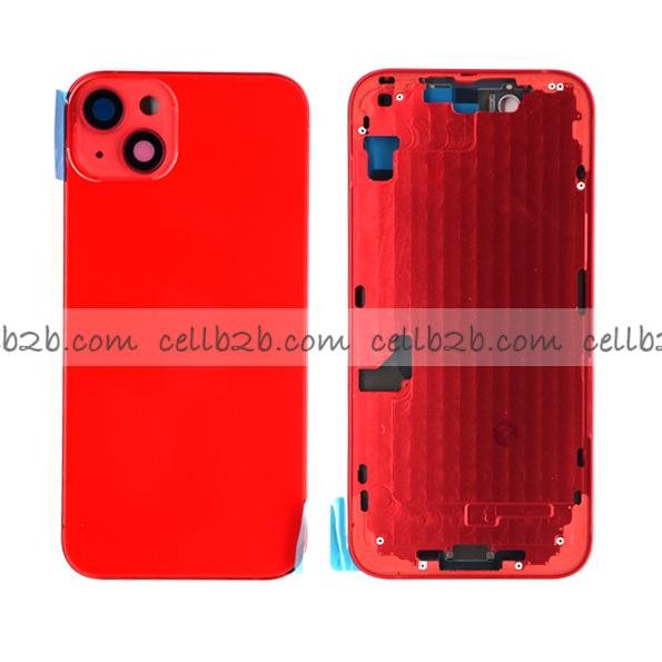 Tapa Chasis Con Bandeja iPhone 14 Plus Rojo Sin Recambios