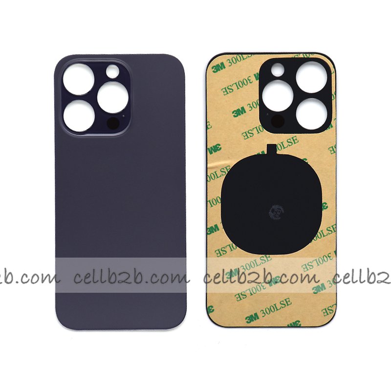 Tapa Trasera Cristal para iPhone 14 Pro Lila