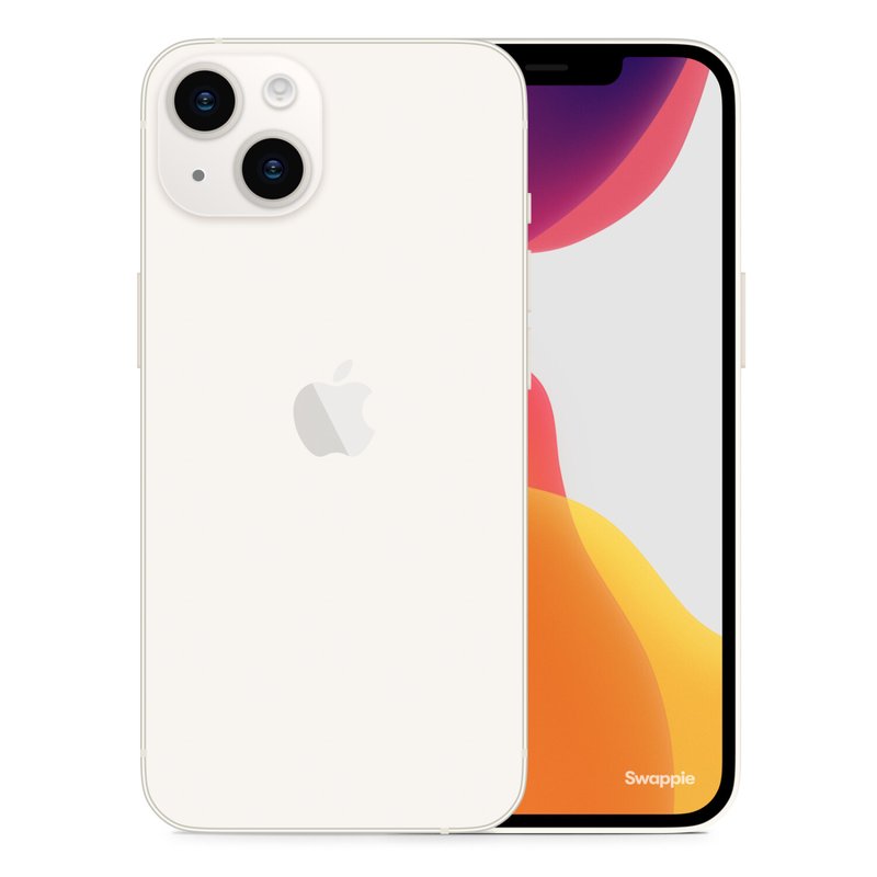 *Móvil iPhone 14 - 128GB Blanco Grado A, Salud de Batería 95%+ SIM Física (USADO)
