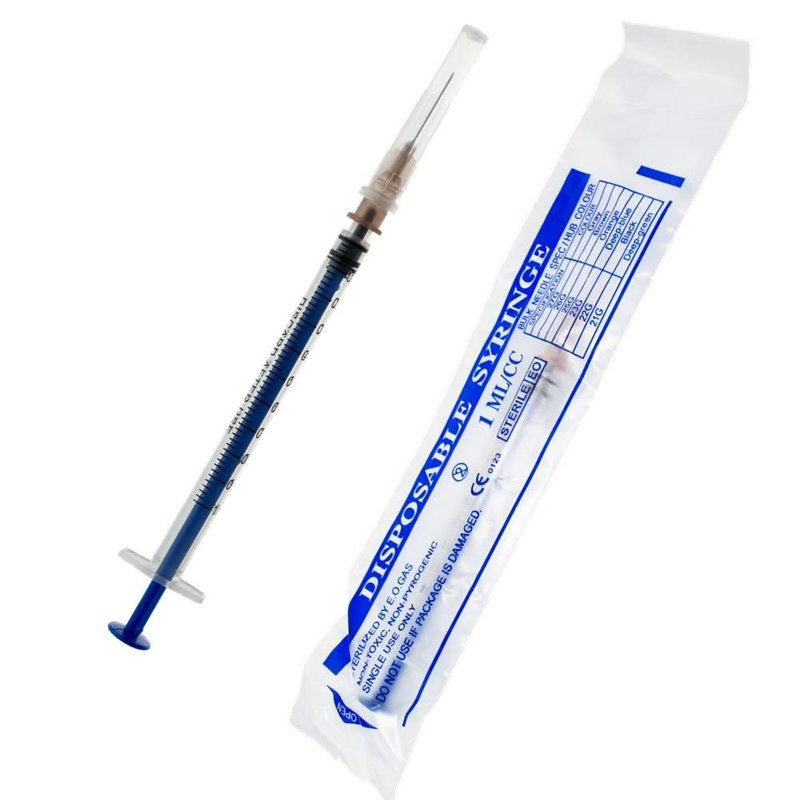 Jeringa Desechable de 1ml/cc para Reparacion Movil