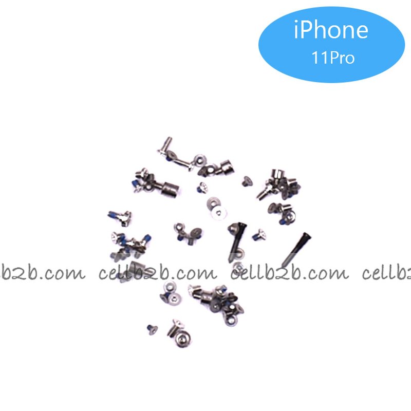 Juego Completo de Tornillos para iPhone 11 Pro Negro