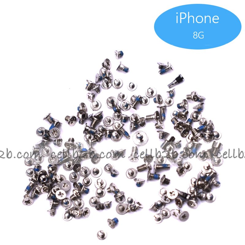 Juego Completo de Tornillos para iPhone 8G / iPhone SE 2020 Blanco