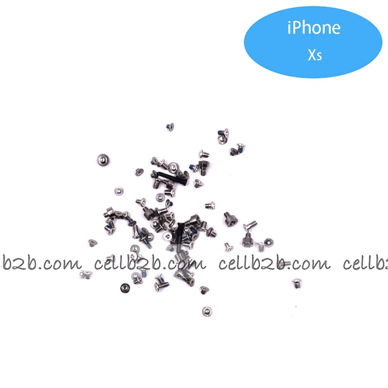 Juego Completo de Tornillos para iPhone Xs Blanco