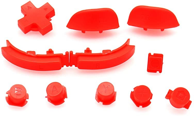 Juego de Botones para Switch Lite Rojo