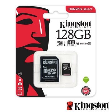 *Kingston 128GB Tarjeta Memoria Clase 10 Original HD Video class10 100MB/S