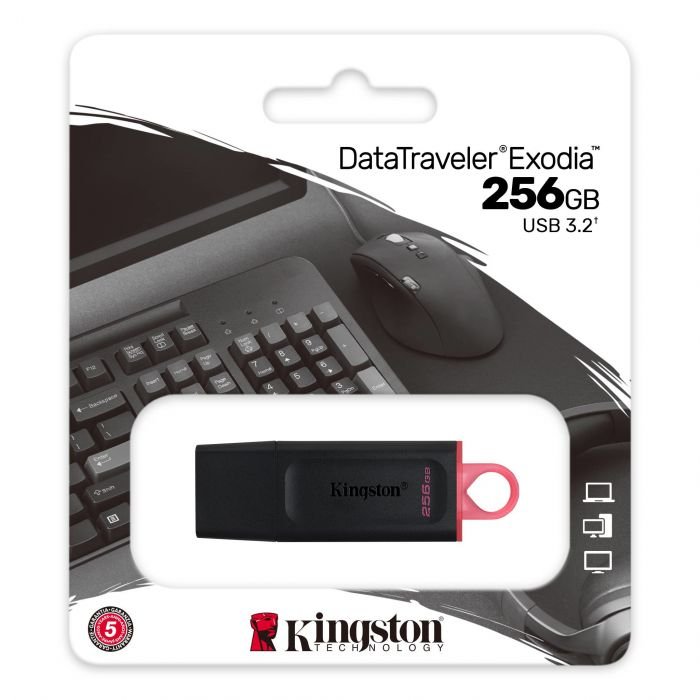 *Kingston Pendrive 256GB Memoria USB Date Traveler