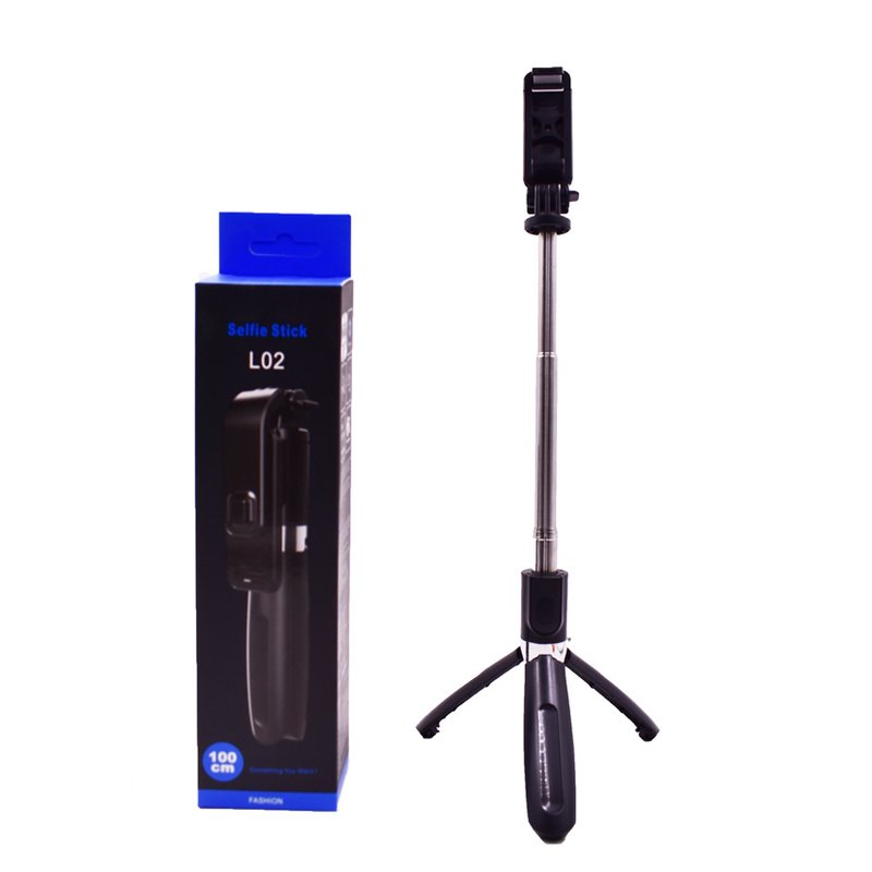 L02 Tripode Selfie Stick con Bluetooth Altura 190-1000mm