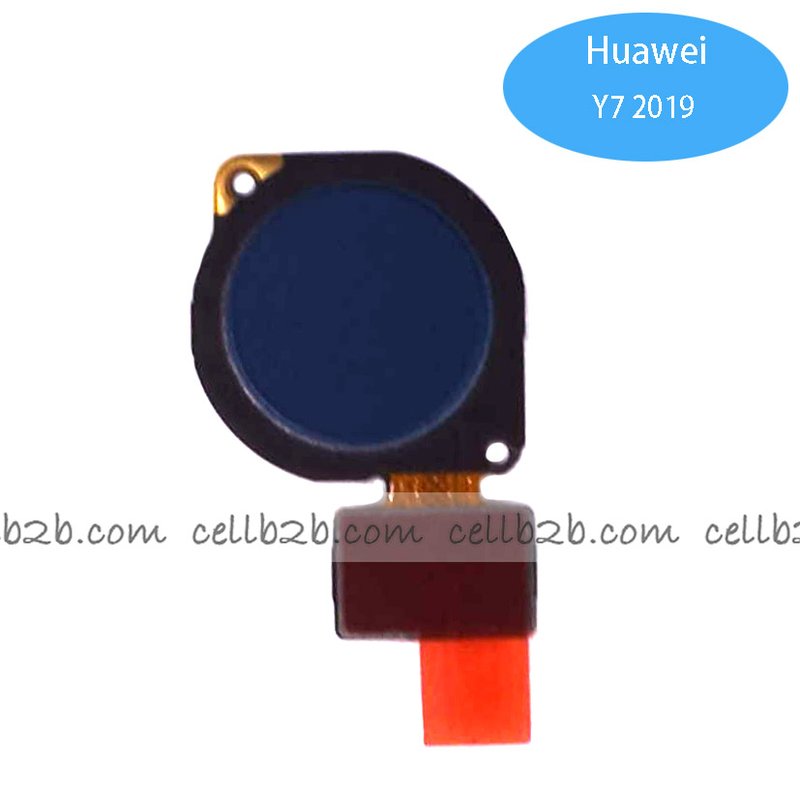 Lector de Huella para HUAWEI Y7 2019 Color Negro