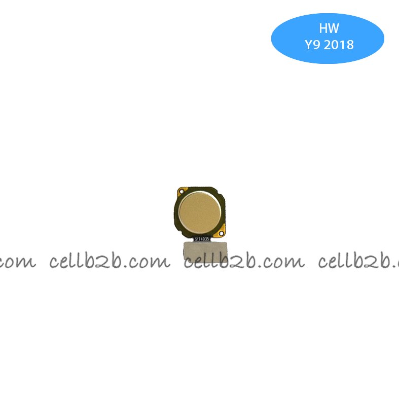 Lector de huella para Huawei Y9 2018/ Y9 2019/ Honor View 10 Lite/ Mate 20 Lite/ Honor Play/ Honor 10 Lite/ P30 Lite/ P Smart 2019 Dorado