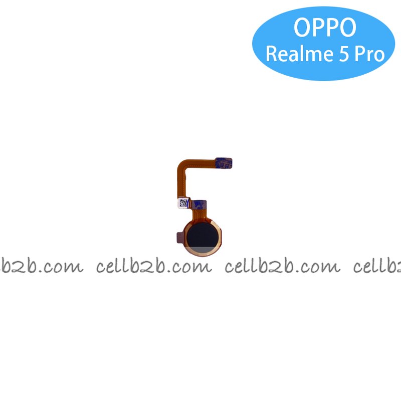 Lector de Huella para Realme 5 Pro Negro
