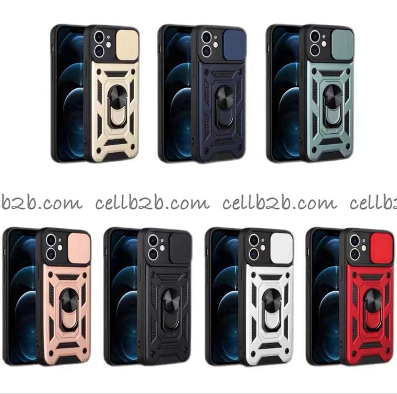 Funda Motomo Con Tapa Deslizable de Cámara Y Anillo Para OPPO A80