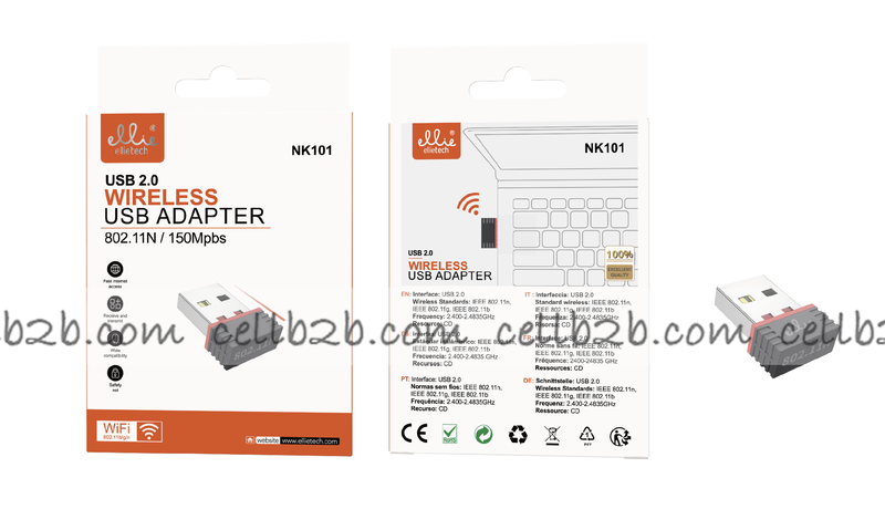 Ellietech NK101 Wireless USB Adaptador 150Mbps