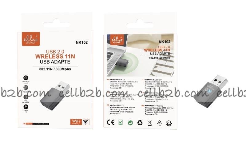 Ellietech NK102 Wireless USB Adaptador 300Mbps