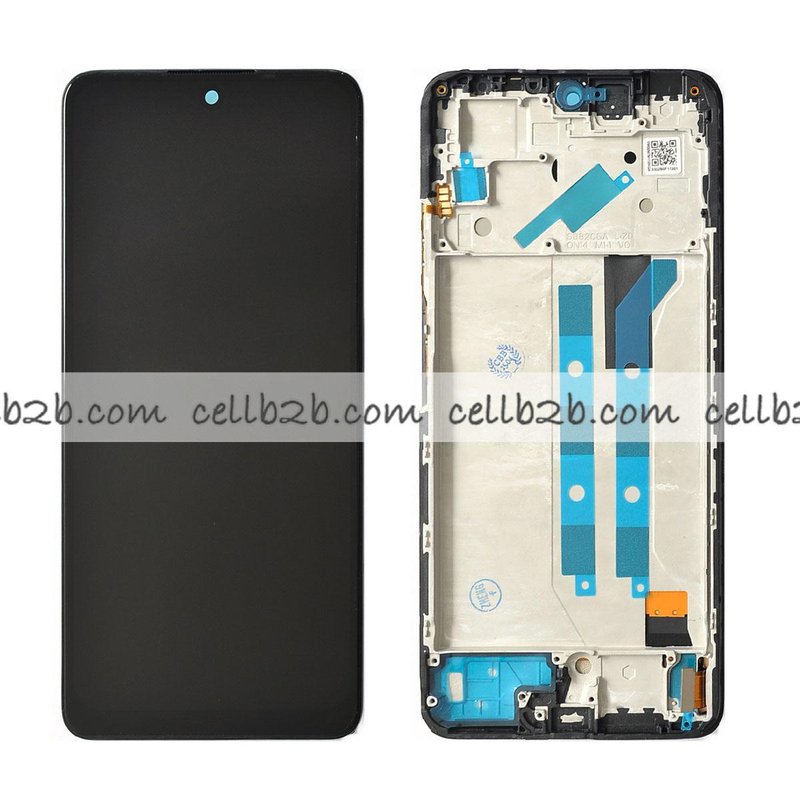 Original Pantalla Xiaomi Redmi Note 12 Pro 4G Negra CON MARCO Completa Tactil+LCD