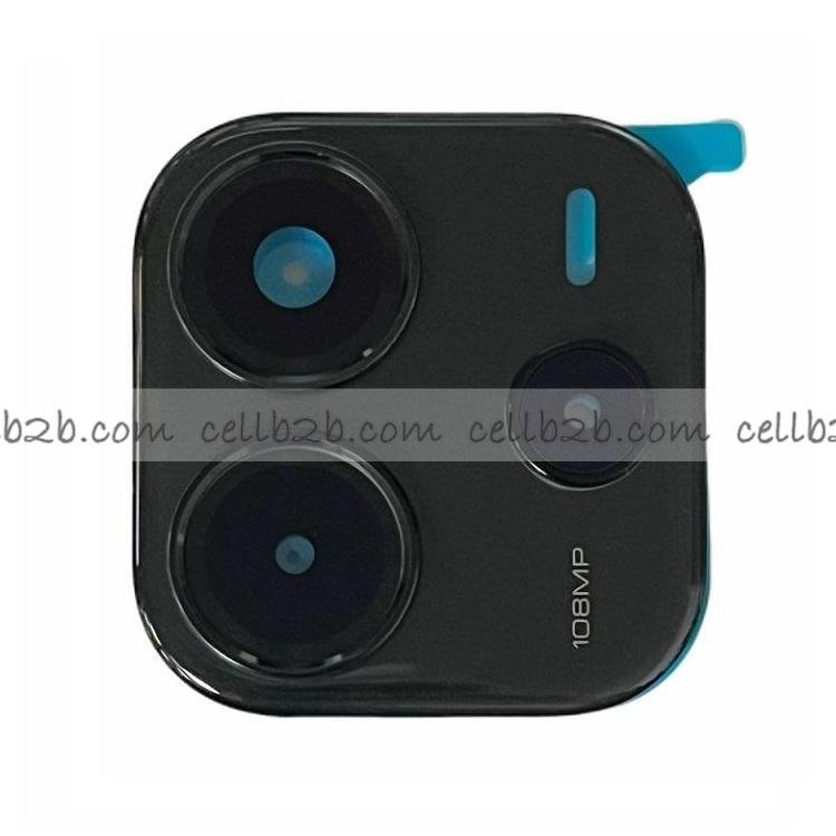 Cristal Cámara + Marco para Xiaomi Redmi Note 14 4G Negro
