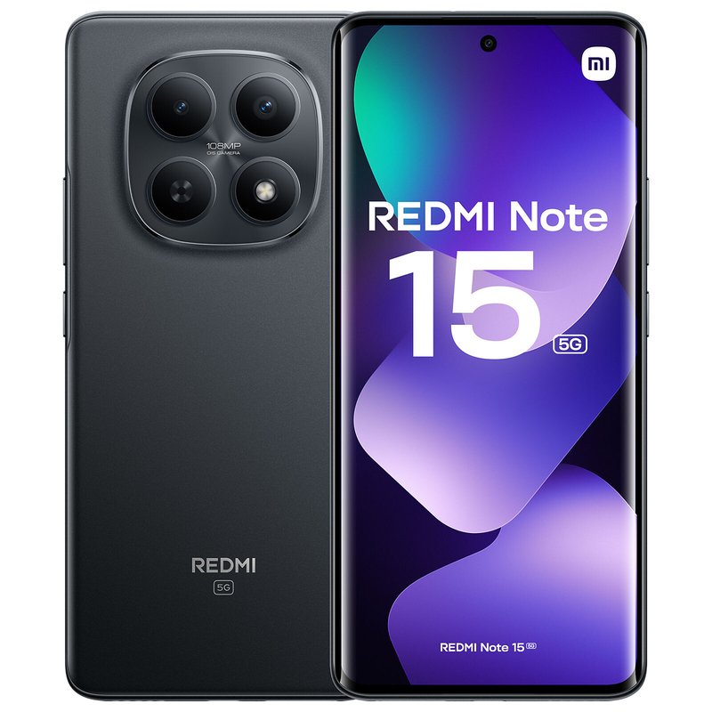 *Móvil Xiaomi Redmi Note 15 5G 8+256GB Negro