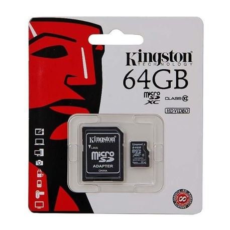 *NUEVO Kingston 64GB Tarjeta Memoria Clase 10 Original HD Video class10 100MB/S