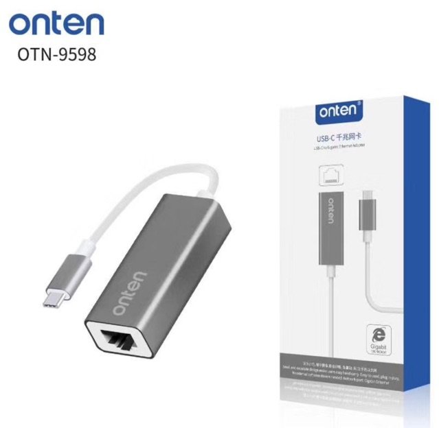 Onten 9598 Adaptador Tipo C a Gigabit Ethernet