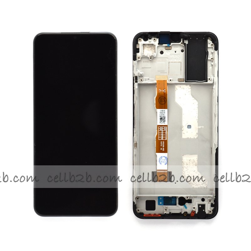 Original Pantalla VIVO Y21 (15M) Negra con Marco Completa LCD+Táctil