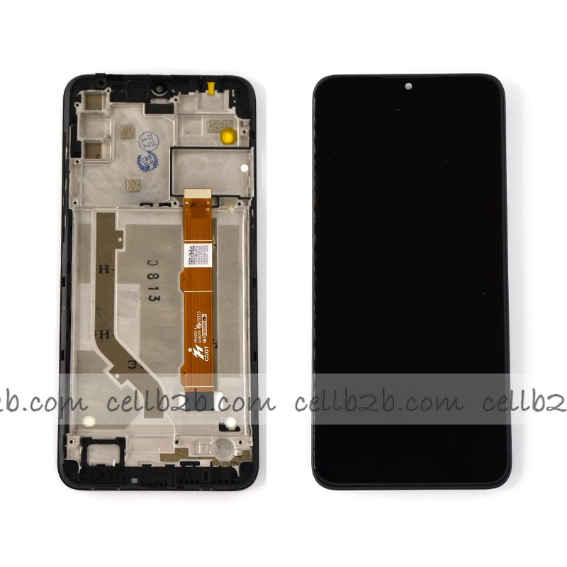 Original Nueva Pantalla Alcatel 1S 2020 OT5028 Con Marco Negra Completa LCD+Táctil