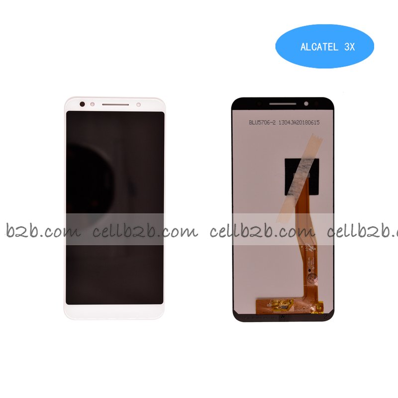 Original Pantalla Alcatel 3X 5058 / 5058Y / 5058A / 5058J / 5058T / 5058I 5.7 Blanca Completa LCD+Táctil