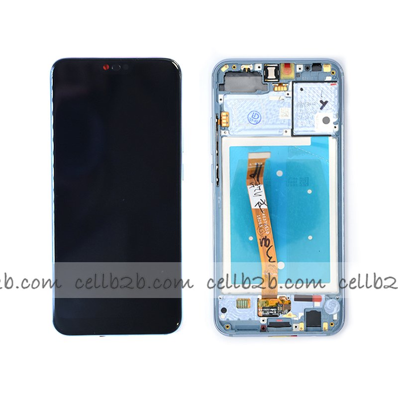 Original Pantalla Huawei Honor 10 Gris Con Marco Completa LCD+Táctil