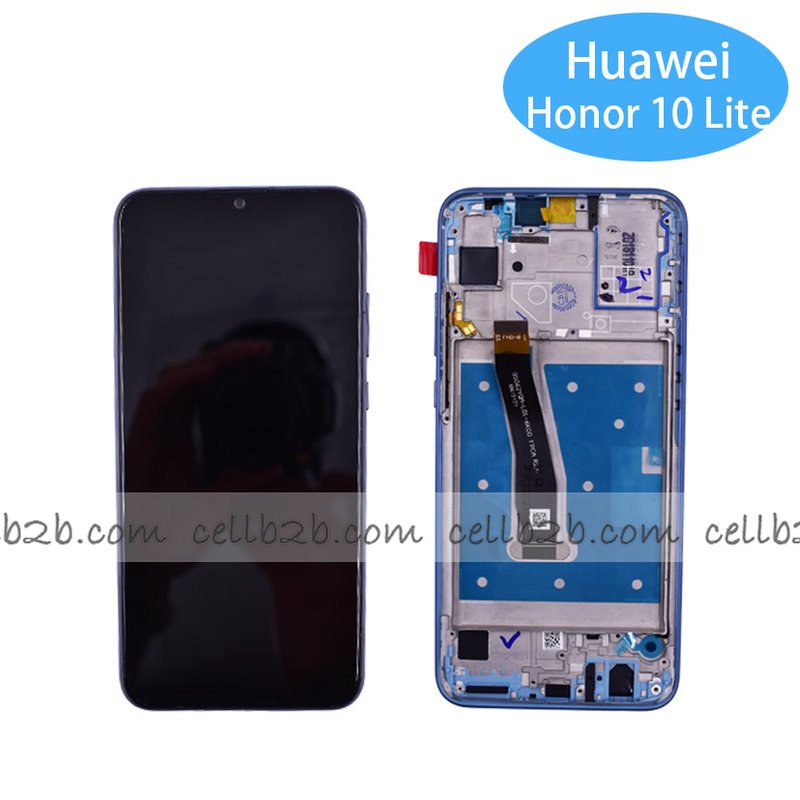 Original Pantalla Huawei Honor 10 Lite Azul con marco Completa LCD+Táctil