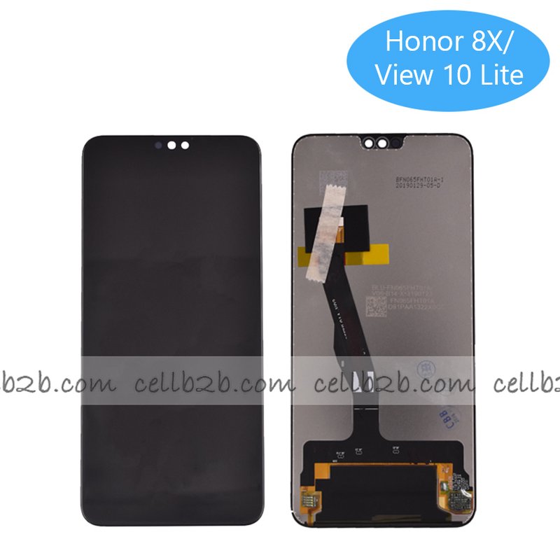Original Pantalla Huawei Honor View 10 Lite/ Honor 8X Negra Completa LCD+Táctil