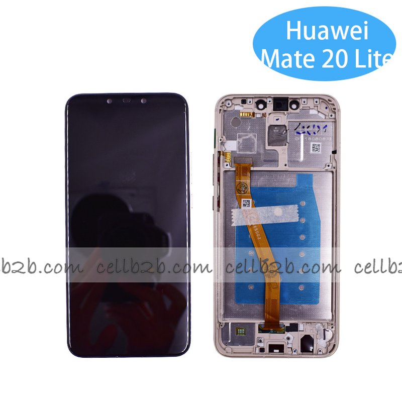 Original Pantalla Huawei Mate 20 Lite Dorada con Marco Completa LCD+Táctil