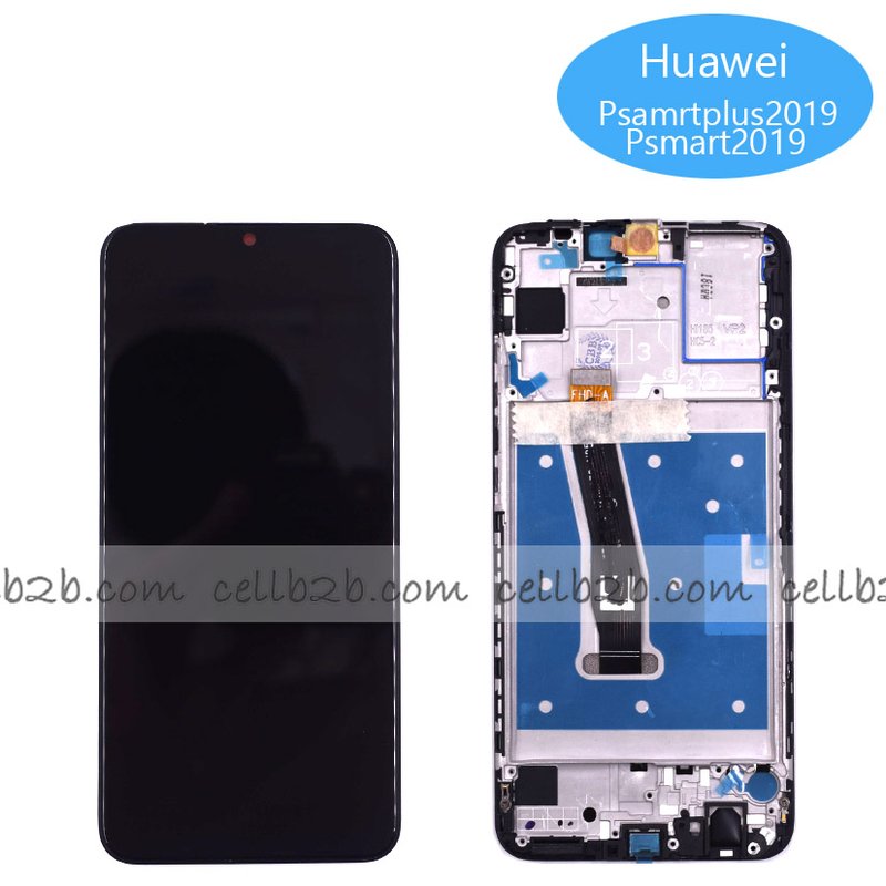 Original  Pantalla Huawei P Smart 2019/ P Smart Plus 2019 / P Smart 2020 Negro con Marco Completa LCD+Táctil