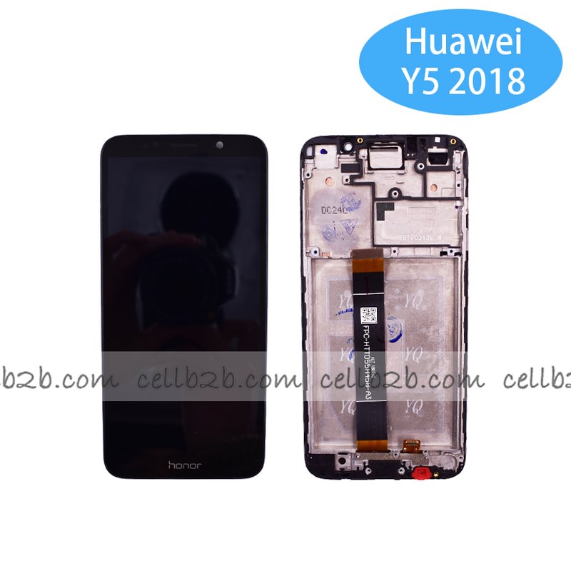 Original Pantalla Huawei Y5 2018 / HONOR 7S Negra con Marco Completa LCD+Táctil