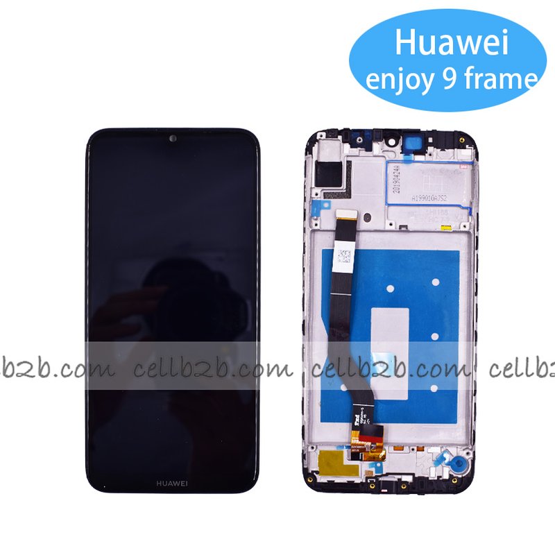 Original Pantalla Huawei Y7 Pro 2019/ Y7 2019/ Enjoy 9 Negra con Marco Completa LCD+Táctil