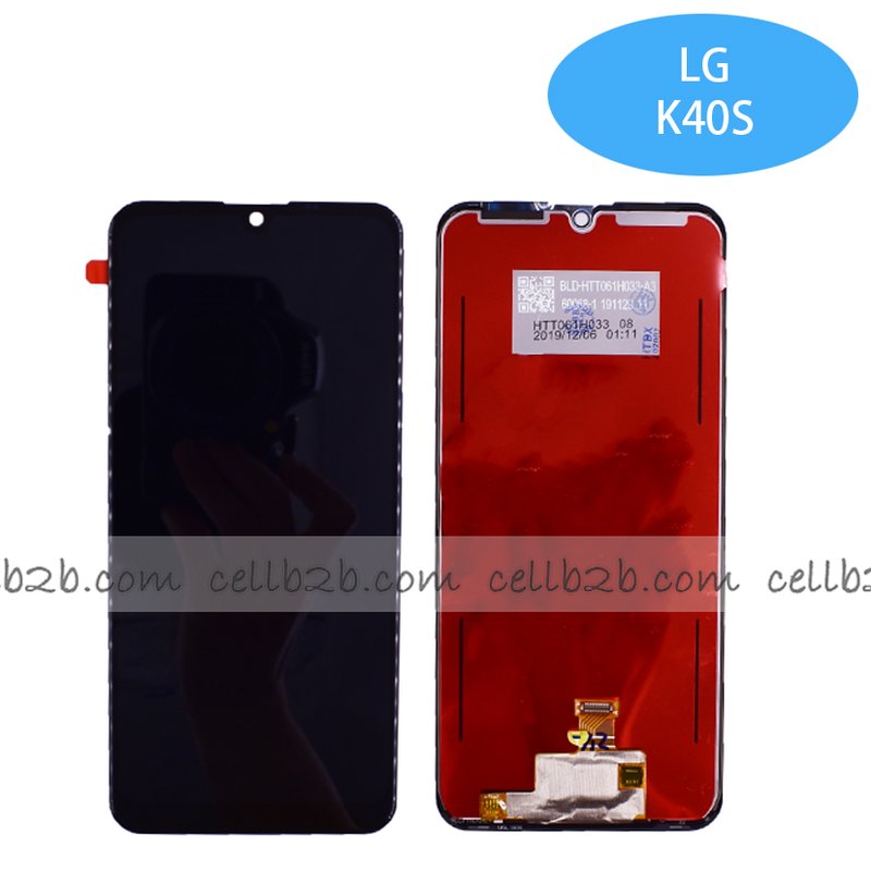 Original Pantalla LG K40S  Negro Completa LCD+Táctil