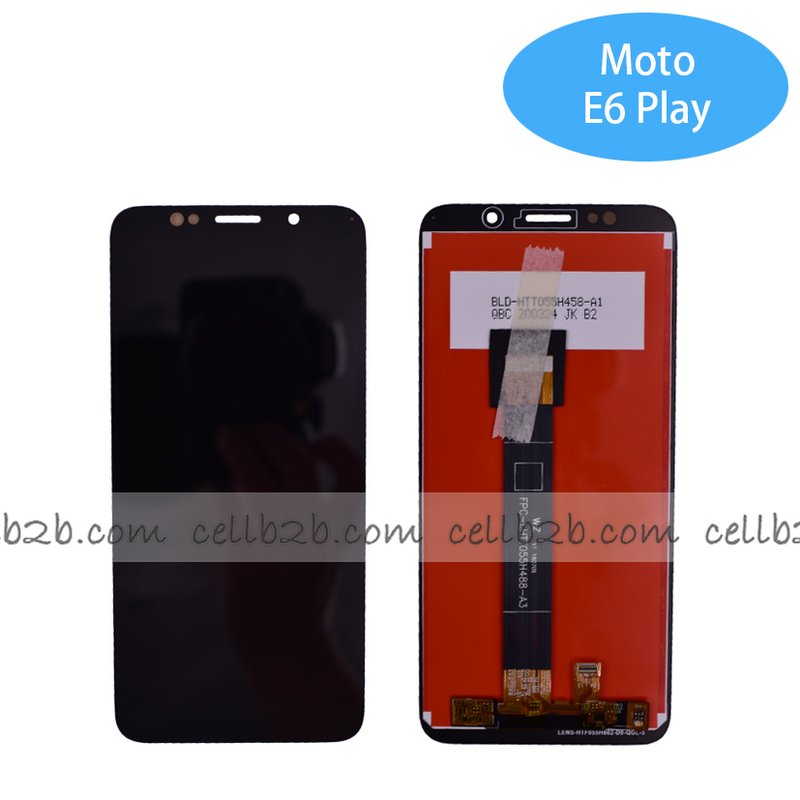 Original Pantalla Moto E6 Play Negra Completa LCD+Táctil