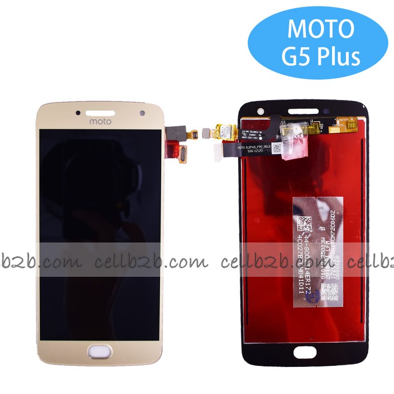 Original Pantalla Motorola G5 Plus Dorada Completa LCD+Táctil