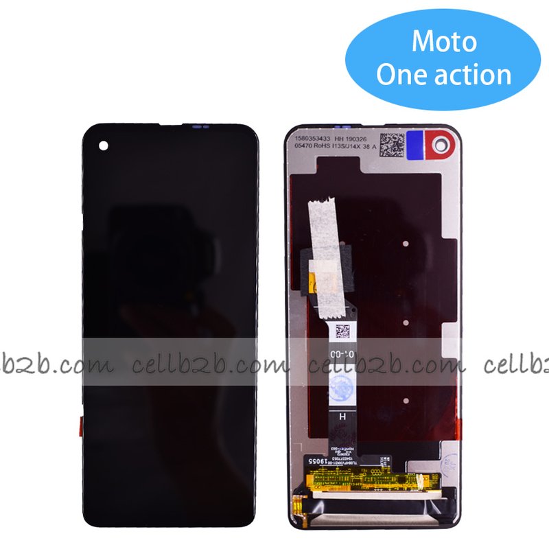 Original Nueva Pantalla Motorola Moto One Action/ Vision Negra Completa LCD+Táctil