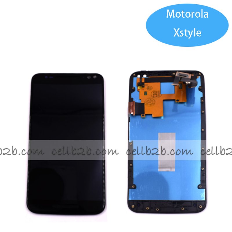 Original Pantalla Motorola Moto X Style Negra Con Marco Completa LCD+Táctil