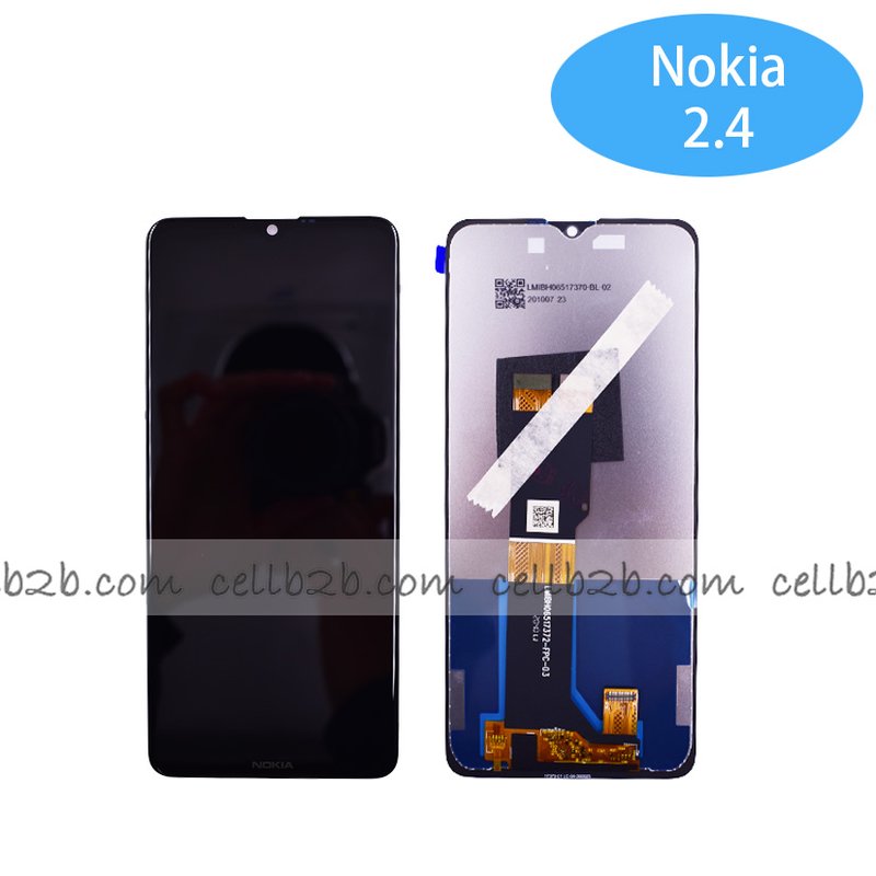 Original Pantalla Nokia 2.4 Negra Completa LCD+Táctil